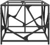 vidaXL Couchtisch mit Glasplatte Transparent 98,5x50x41 cm Stahl 845996 Bild 5