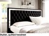 MEBLINI Polsterbett 120x200 mit Lattenrost und Matratze – ARONA SILVER – Schwarz Samt – Doppelbett mit Bettkasten - Stauraumbett - Kopfteil Bett mit Stauraum Bild 4