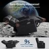 M MCombo 3 Sitzer Fernsehsessel Elektrisch Verstellbar, Zero-Gravity-Kinosessel mit LED, Verstellbare Kopfstütze, 3 Sitzer Sofa mit Schlaffunktion, 7705 (Schwarz) Bild 4