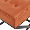 Hocker MURDO Kunstleder Orange Bild 5