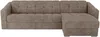 Vente-unique - DARIELO Sofa Stoff Schokoladenbraun - B 223 cm152 cm x H 90 cm x L 275 cm Bild 4