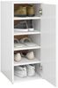 vidaXL Schuhschrank Weiß 32x35x70 cm Holzwerkstoff 808954 Bild 5