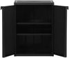 vidaXL Gartenschrank Schwarz 65x45x88 cm PP Rattan-Optik 151236 Bild 4