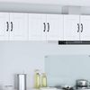 vidaXL Wandschrank LUCCA Hochglanz Weiß 30 x 31 x 40 cm Holzwerkstoff 884862 Bild 1