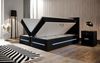 Boxspringbett Sevilla mit LED und Stauraum 200x200 Schwarz H3 (70-100kg) Bild 5
