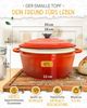 Krustenzauber Brotbackform Emaillierter Gusseisentopf zum Brotbacken im XXL Komplettset Bild 2