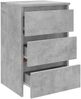 vidaXL Nachttisch Betongrau 40x35x62,5 cm Holzwerkstoff 806219 Bild 4