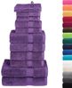 vidaXL 12 tlg. Premium-Handtuch-Set SOLUND Lila 600 g/m² 137579 Bild 2