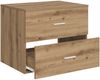 vidaXL Wandaufbewahrung Badezimmer Artisan-Eiche 62,5 x 44,5 x 50 cm 890333 Bild 3