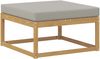 vidaXL Outdoor-Sofagarnitur 6 pcs Weiß und Hellgrau 79 x 79 x 37 cm 3386350 Bild 4