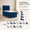 Best for Home Boxspringbett mit Bettkasten Trinity K-10 SINGLE Bonell-Matratze inkl. 7 cm Topper (Einzelbett, Polsterbett mit gepolstertes Kopfteil, Jugendbett, Kinderbett versch. Größen, 70x200 80x200 90x200 100x200 cm), Handwerksqualität, TOP Preis-L... Bild 3