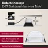 LED Einbauleuchte 3-Step-Dim Cole Coin 3er-Set IP44 eckig 88x88mm Coin 3x6W 3x470lm 230V dimmbar 2700K Weiß Bild 5
