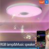 POPOLIC Deckenleuchte LED Deckenlampe RGB Bluetooth Lautsprecher Fernbedienung APP-Steuerung, LED fest integriert, RGB, Kaltweiß/Naturweiß/Warmweiß, Dimmbar mit Fernbedienung und APP-Steuerung, für Schlafzimmer,Wohnzimme,Kinderzimmer,Party Bild 5