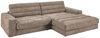 KAWOLA Sofa LANA Ecksofa Cord taupe Recamiere rechts 83 x 205 x 296 cm Bild 4