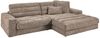 KAWOLA Sofa LANA Ecksofa Cord taupe Recamiere rechts 83 x 205 x 296 cm Bild 2