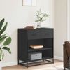 vidaXL Sideboard Schwarz 68x35x76 cm Holzwerkstoff 848984 Bild 3