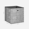 SONGMICS Aufbewahrungsbox mit Griff, 6er Set, Vliesstoff grau meliert, 30 x 30 x 30 Bild 3