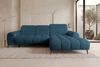 Couch Kairo L Form in Stoff - Chenille - pazifik - Rechts Bild 3