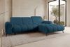 Couch Kairo L Form in Stoff - Chenille - pazifik - Rechts Bild 2