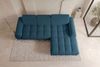 Couch Kairo L Form in Stoff - Chenille - pazifik - Rechts Bild 4
