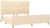 Doppelbett, Bettgestell Modernen ohne Matratze Creme 180x200 cm Stoff d2010e Bild 4