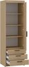 AX LIVING Kleiderschrank Schrank Geölte Eiche Storicos 1T3S 59,9cm Modern Bild 3
