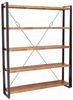 Bücherregal Retro 160x200x35 aus Mangoholz Bild 2