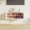 vidaXL Wandschrank Weiß 80x30x30 cm Massivholz Kiefer 818377 Bild 3