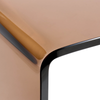Konsolentisch KENDALL Sicherheitsglas Braun Bild 5