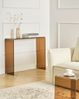 Konsolentisch KENDALL Sicherheitsglas Braun Bild 3