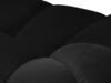 Micadoni Sofa Diana 3-Sitzer XL Samt Schwarz Bild 4