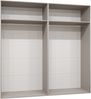 Kleiderschrank Veluna II 200 (Farbe: Cashmere / Cashmere + Schwarz) Bild 4