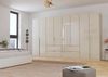 OTTO home Drehtürenschrank Kleiderschrank Kleiderschränke Schrank Garderobe AGORDO mit Glasfront (in zwei Griff-Farben, Breiten 91-360 cm) mit Außenschubkästen, in 7 Breiten und 2 Höhen MADE IN GERMANY Bild 2