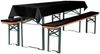 TexDeko Bankauflage Bierbankauflagen-Set mit Tischdecke 100x250 cm (universal) 3TLG Set, (Set, 2x Auflage + 1x Tischdecke), blickdicht & waschbar Bild 2