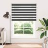 vidaXL Doppelrollo Schwarz 155x200 cm Stoffbreite 150,9 cm Polyester 4014272 Bild 2
