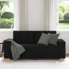 vidaXL Zweisitzer-Sofa Schwarz 180x77x82 cm Stoff 4105080 Bild 3
