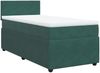 vidaXL Boxspringbett mit Matratze Dunkelgrün 90x190 cm Samt 3289911 Bild 3