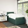 vidaXL Boxspringbett mit Matratze Dunkelgrün 90x190 cm Samt 3289911 Bild 4