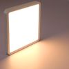 ZMH Flache LED Deckenleuchte 23CM 3000 18W Quadratisch Schlafzimmer Weiß LED Integriert Fest Bild 5