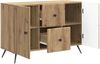 vidaXL Sideboard Artisan-Eiche 89 x 34,5 x 60 cm Holzwerkstoff 895584 Bild 3
