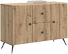 vidaXL Sideboard Artisan-Eiche 89 x 34,5 x 60 cm Holzwerkstoff 895584 Bild 2
