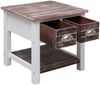 vidaXL Beistelltisch Braun 40x40x40 cm Paulownia Holz 284067 Bild 4