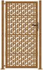 vidaXL Gartentor 100x175 cm Verwitterungsstahl Kreuzdesign 4101007 Bild 4