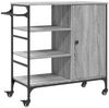 vidaXL Küchenwagen Grau Sonoma 87,5x38,5x84,5 cm Holzwerkstoff 842389 Bild 2