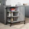 vidaXL Küchenwagen Grau Sonoma 87,5x38,5x84,5 cm Holzwerkstoff 842389 Bild 3