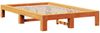 vidaXL Massivholzbett ohne Matratze Wachsbraun 120x200 cm Kiefernholz 3309004 Bild 5