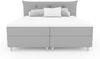 99rooms Artemis Boxspringbett 140x200 cm Kunstleder MADRYT Beton Bonell-Federung Bild 5