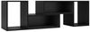 COSTWAY TV-Schrank TV-Regal freie Kombination, mit offenen Regalen, 110-134,5cm Bild 5