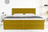 99rooms Bonvito Boxspringbett Gelb Velours KRONOS Bonell-Federung 160x200 cm Bild 3