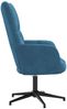vidaXL Relaxsessel Blau Samt, Drehbar [328105] Bild 4